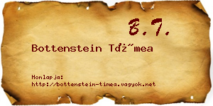 Bottenstein Tímea névjegykártya