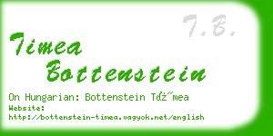 timea bottenstein business card